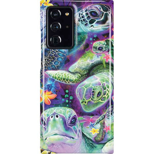 Rainbow Sea Turtles by Sheena Pike Galaxy Cases